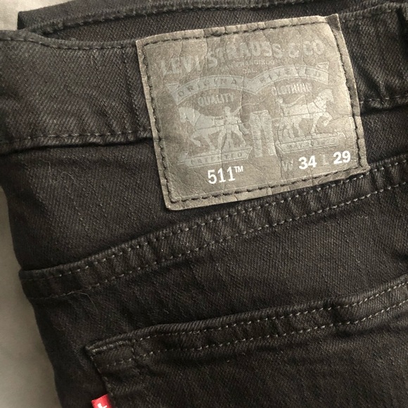 ❌SOLD❌Black Mens Levis 511 34x29 EUC - Picture 2 of 6